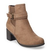 Croft & Barrow Fenix women's taupe ankle boots memory foam footbed variant