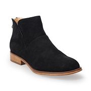 Sonoma Frannee women's black ankle boots zipper closure variant