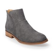 Sonoma Frannee women's gray ankle boots zipper closure variant