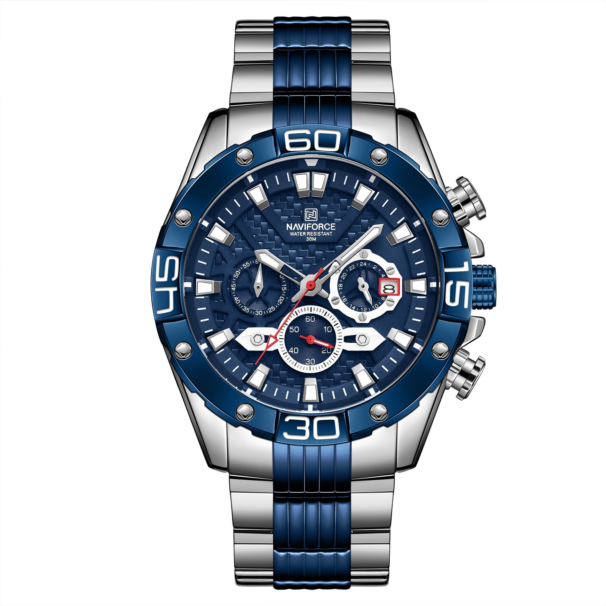 Kenike men's fashion watch coffee variant