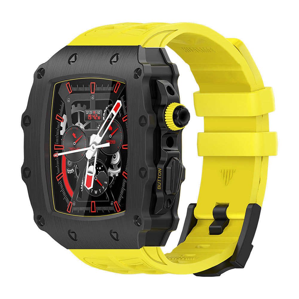 Kenike metal watch case band side profile