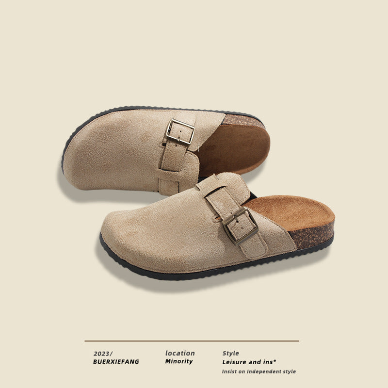 Kenike women's fleece lined shoes outsole detail