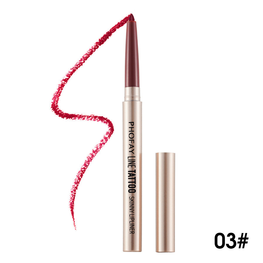 PHOFAY anti-fading lip liner colour swatch