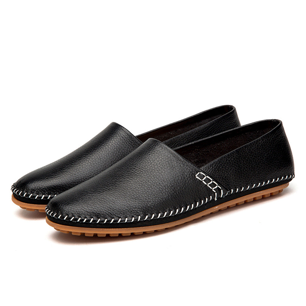 Kenike men's driving loafers side profile