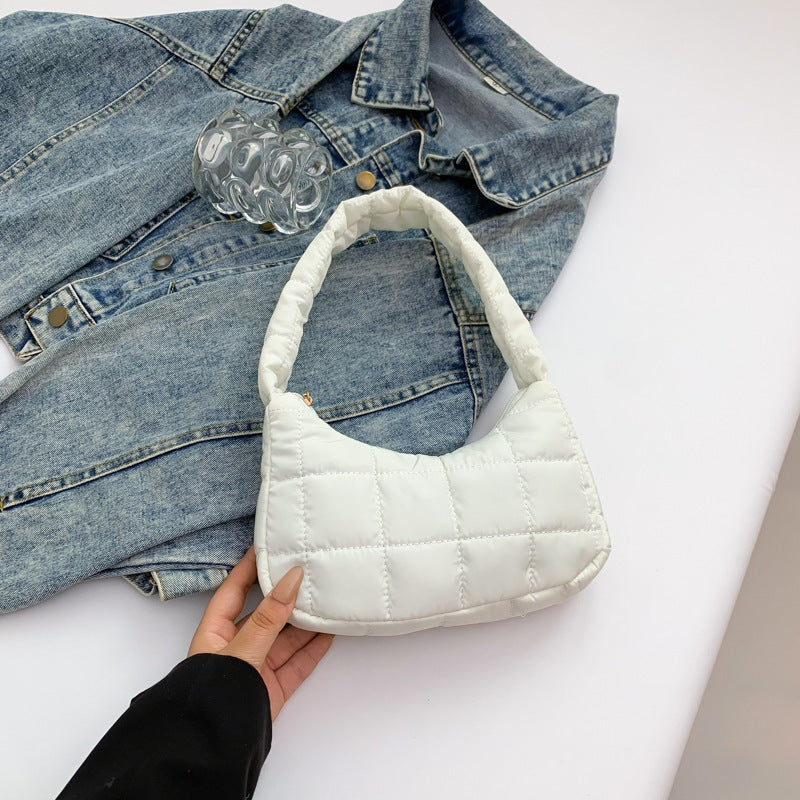 Kenike white New Moon one shoulder underarm bag variant