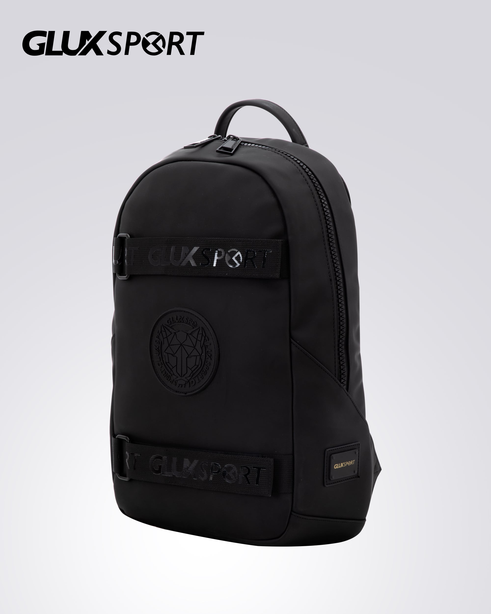 Glux men's travel backpack storage compartment view
