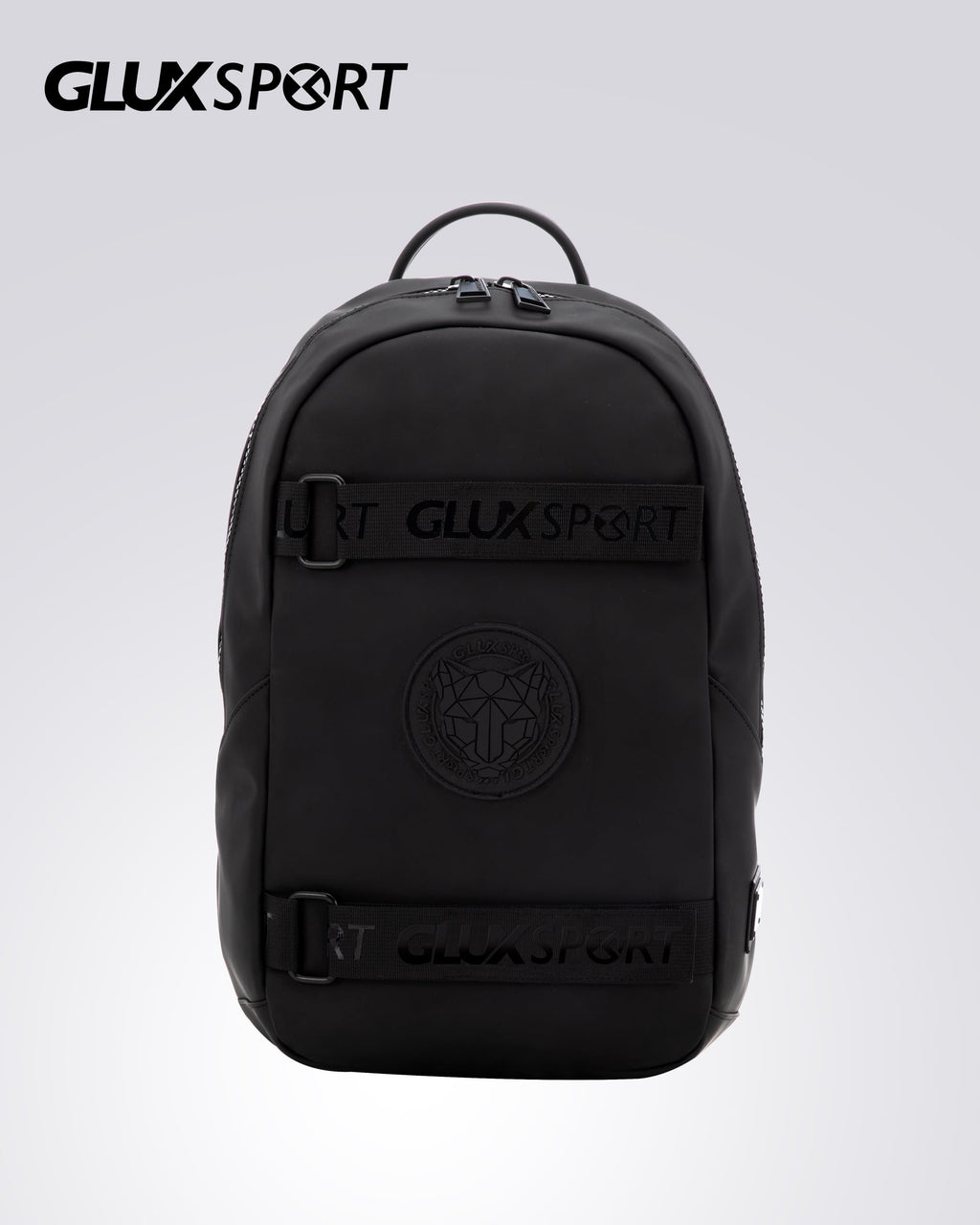 Glux black portable computer backpack main product image