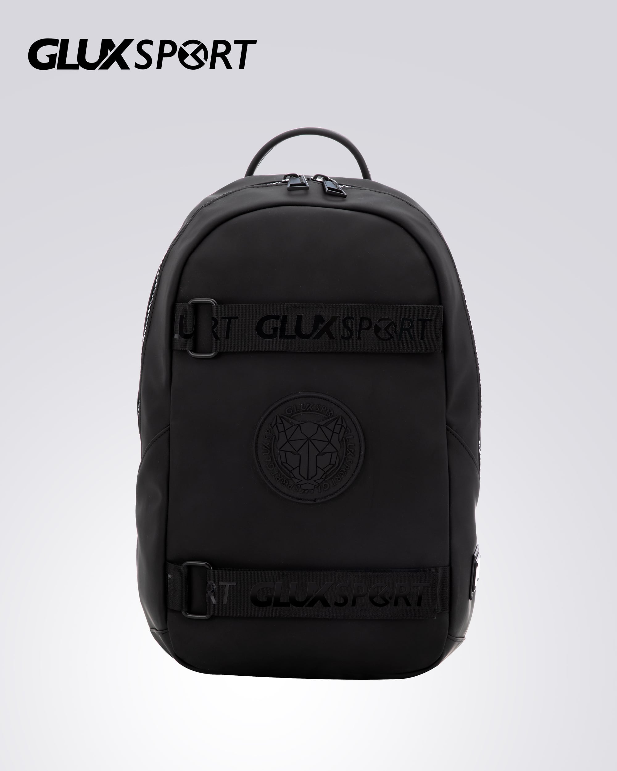 Glux black portable computer backpack main product image