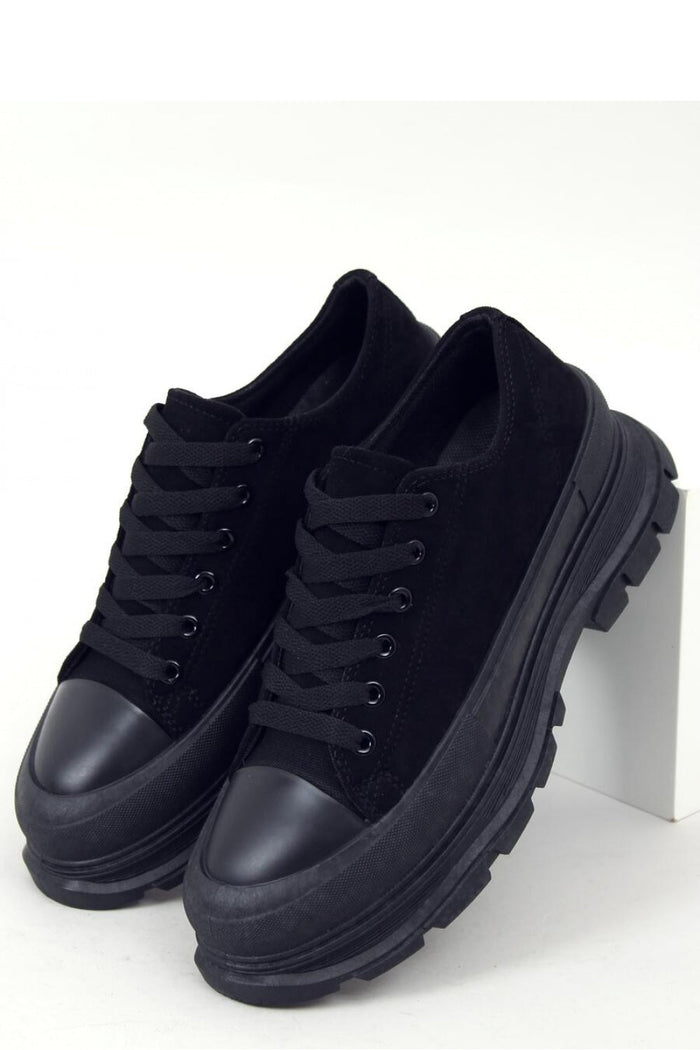 Inello Black Suede Sneakers Model 158842