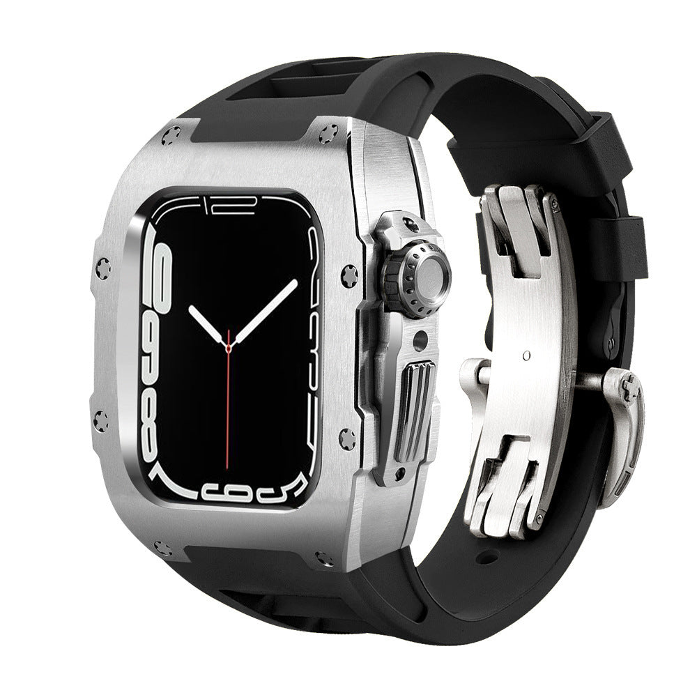 Kenike watch case strap tempered film detail