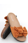 Inello brown cork flip-flops model 166516 front view