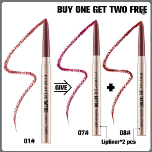 PHOFAY lip liner smooth pencil tip detail