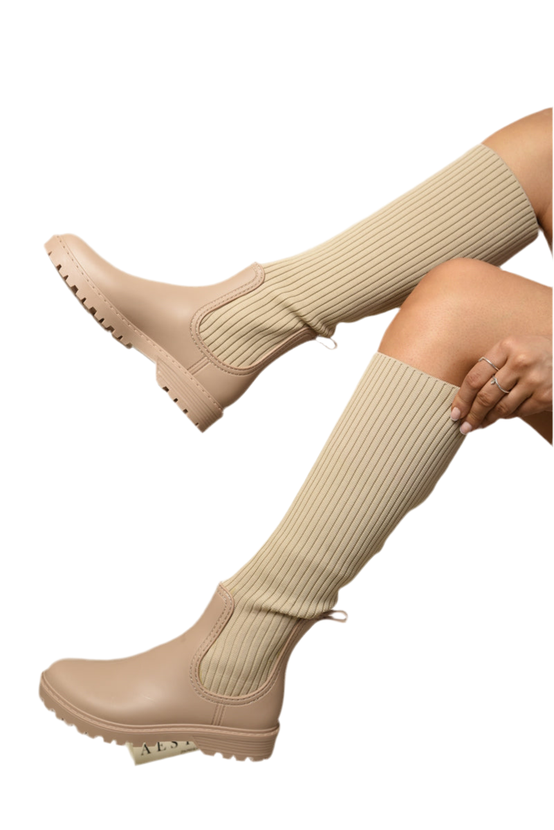 Kenike high sock platform boots feature image