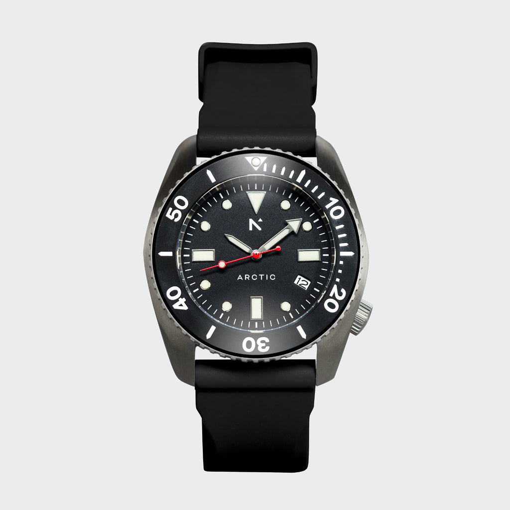 Rotate North Arctic 500m Dive Watch in Pitch Black