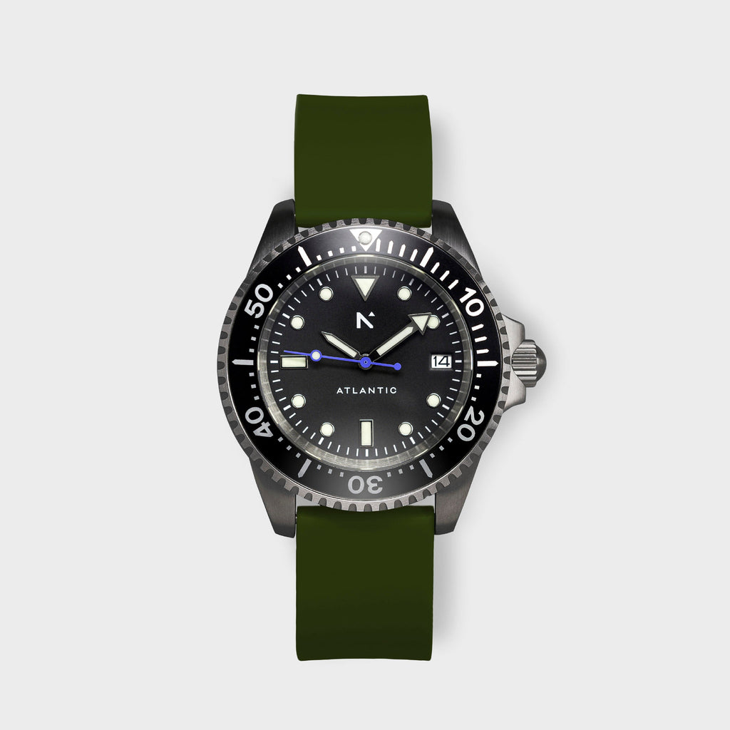 Rotate North Atlantic Dive Watch in Moss Green