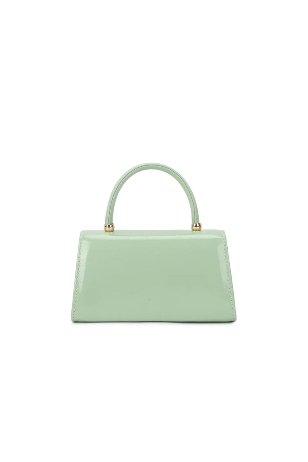 Aftershock London mint small handbag with chain strap detail