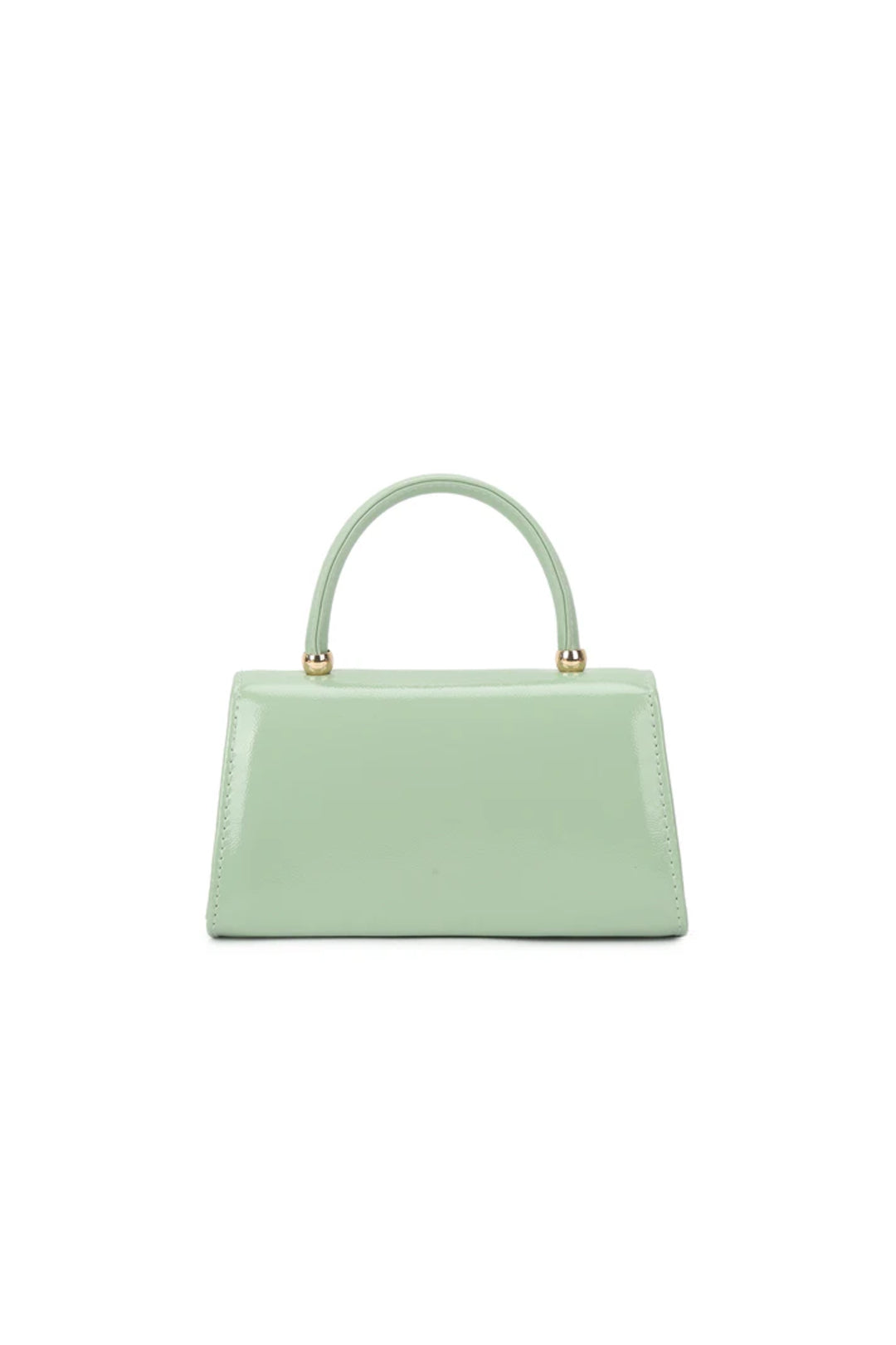 Aftershock London mint small handbag with chain strap detail