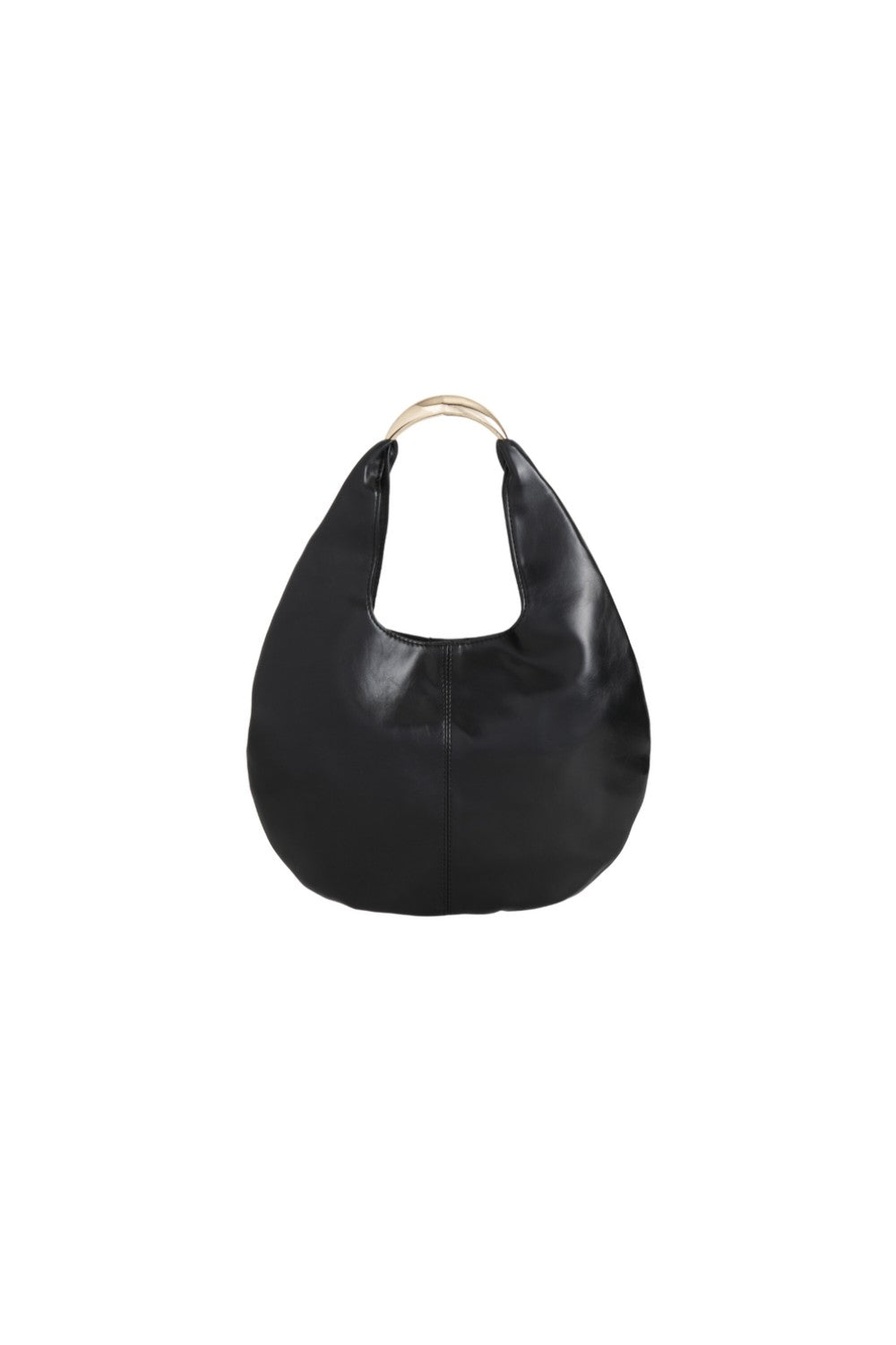 Aftershock London black oval shoulder bag front product image