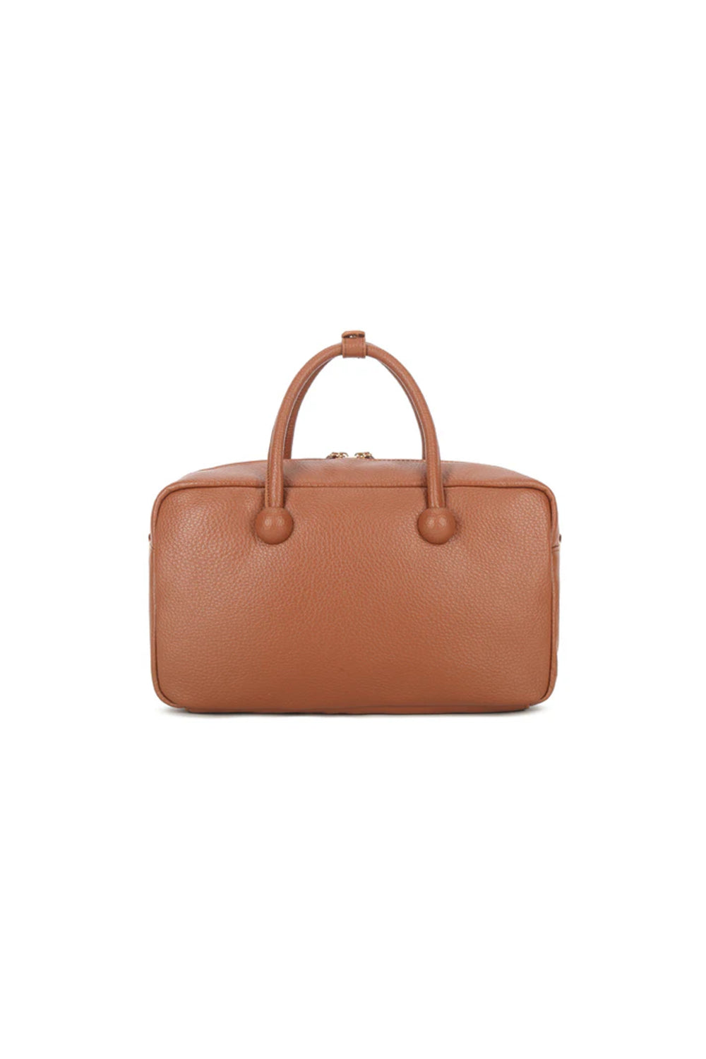 Aftershock London brown handbag with charms side detail