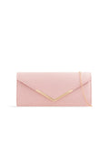 Aftershock London pink faux suede envelope clutch bag product image