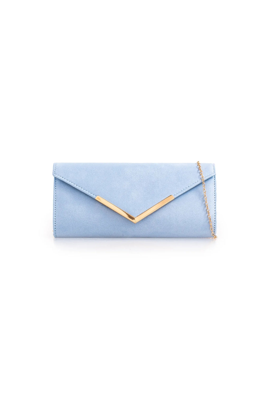 Aftershock London Serenity faux suede envelope clutch bag product image