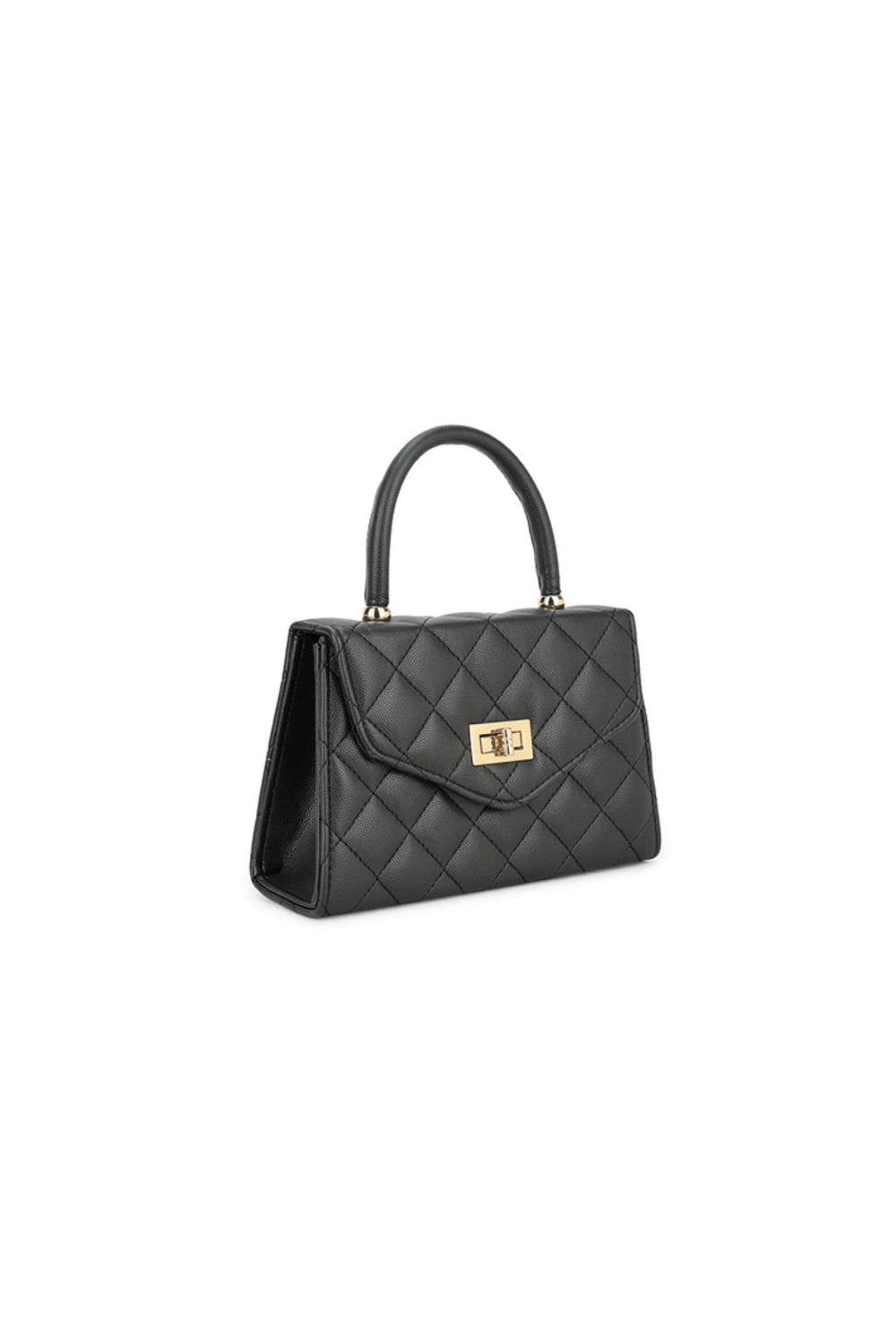 Aftershock London black top handle chain bag chain strap detail