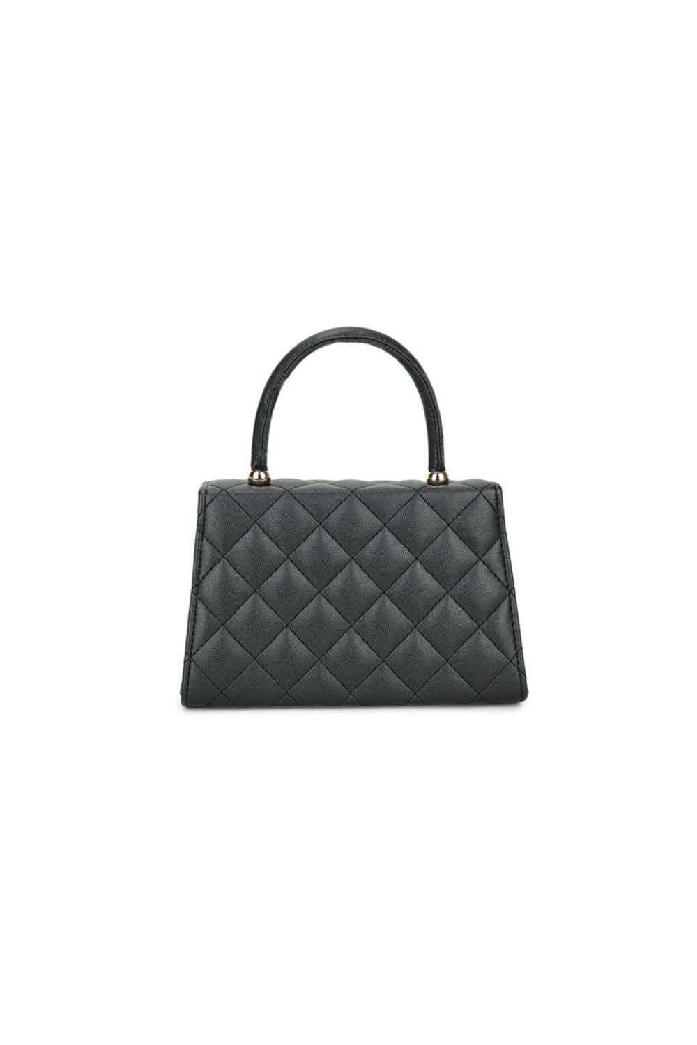 Aftershock London black top handle chain bag handle detail
