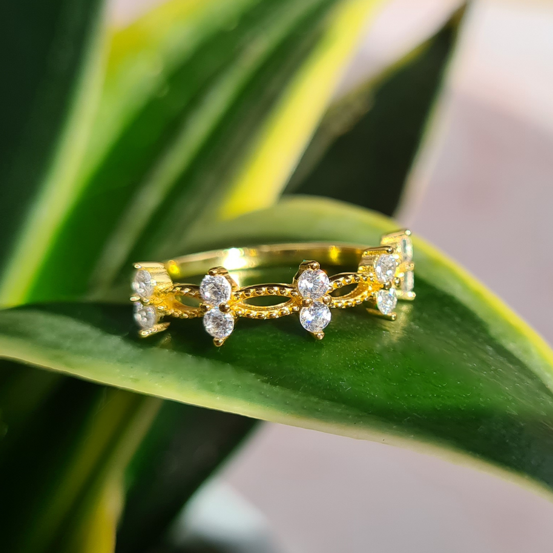 Alana gold ring styled product image