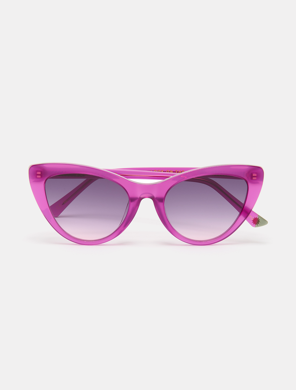 zoedepass Amy Magenta cat-eye sunglasses front product image