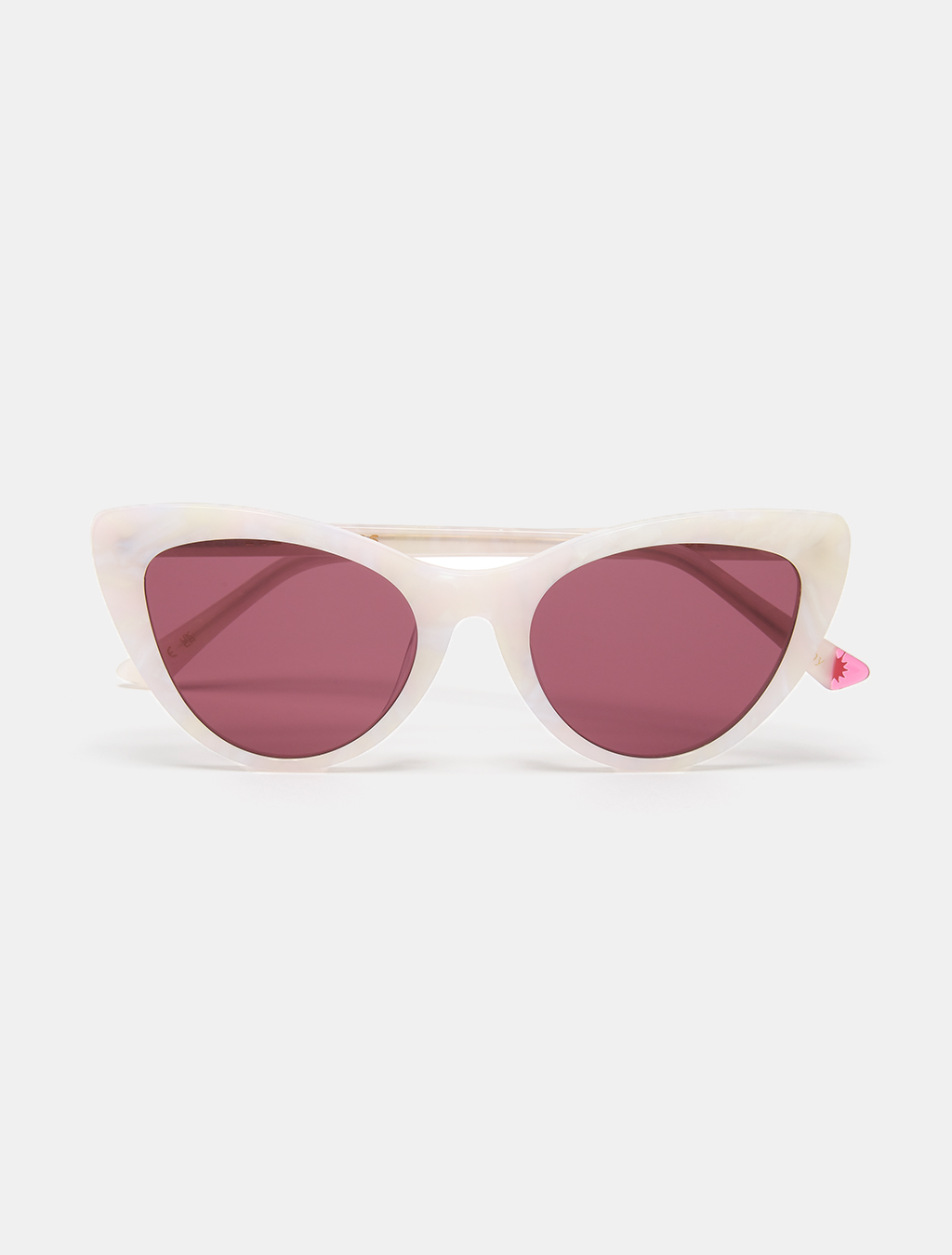 zoedepass Amy Opal cat-eye sunglasses front product image