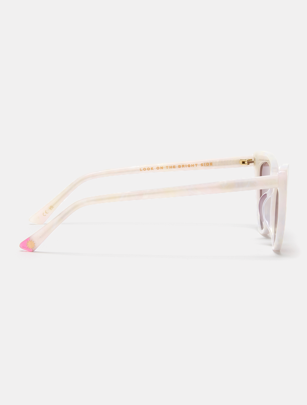 zoedepass Amy Opal cat-eye sunglasses side product image