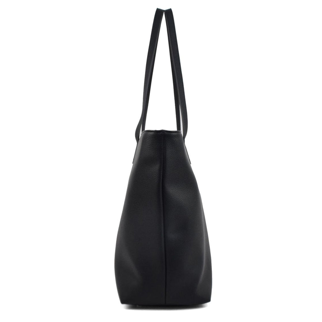 Luna Charles Anya black and gold tote bag back detail image