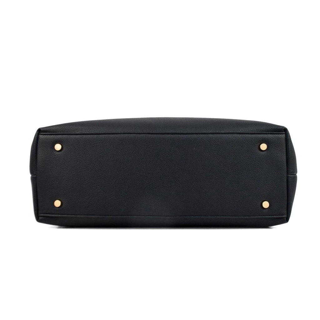 Luna Charles Anya black and gold star studded tote bag final detail image