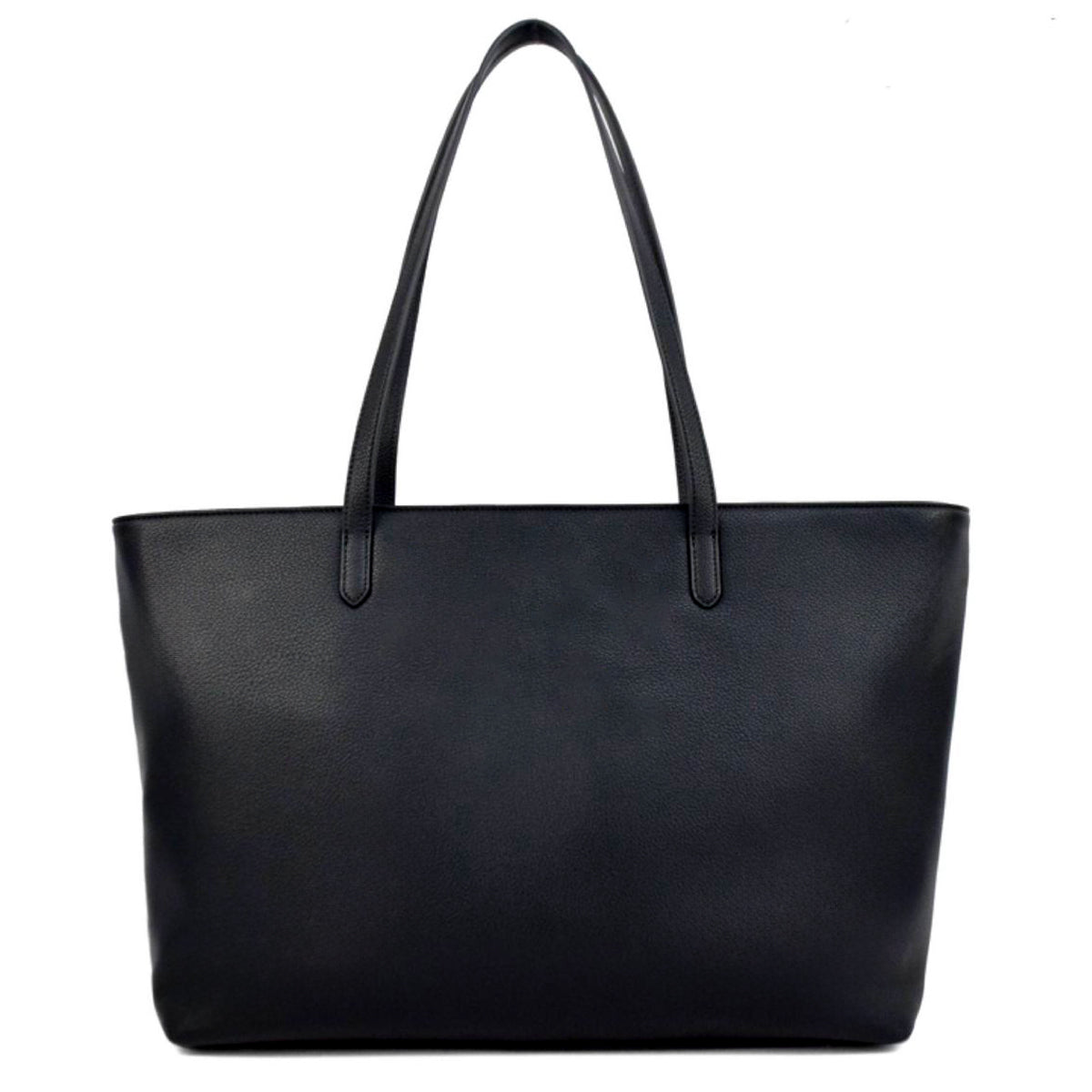 Luna Charles Anya black and gold tote bag side detail image