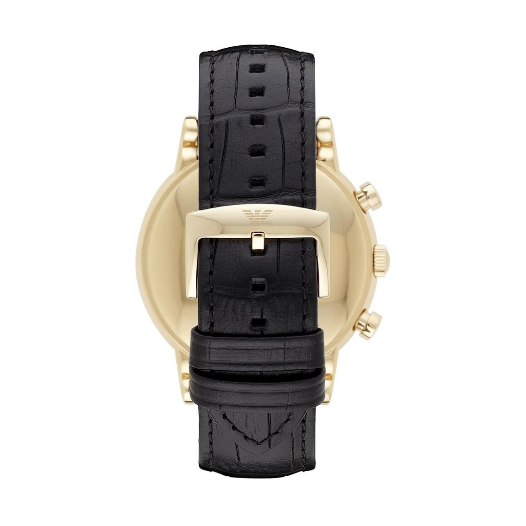 Emporio Armani AR1917 watch case back and serial number detail