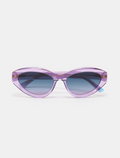 zoedepass Billie Amethyst oval sunglasses front product image