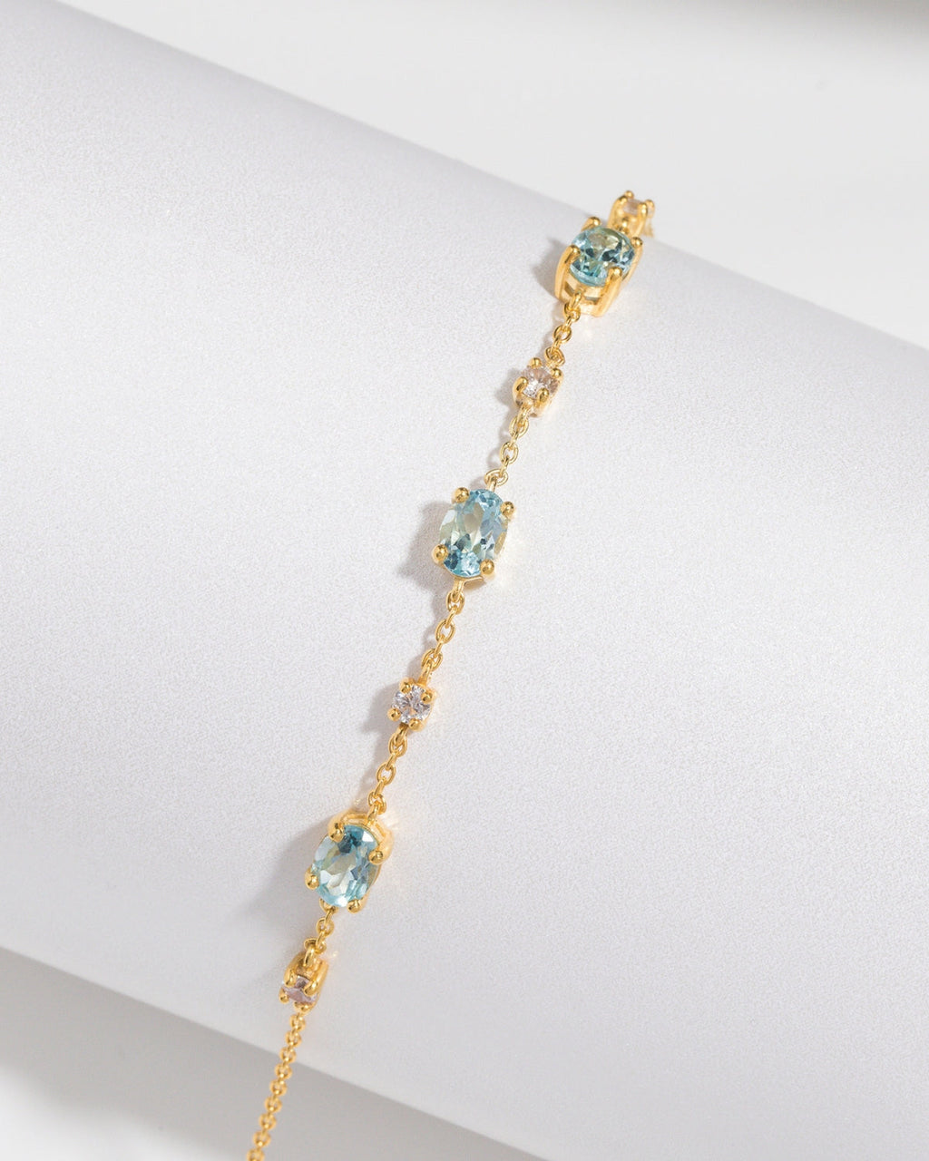 Essential Blue Topaz Jewellery Set in 18k Gold Vermeil