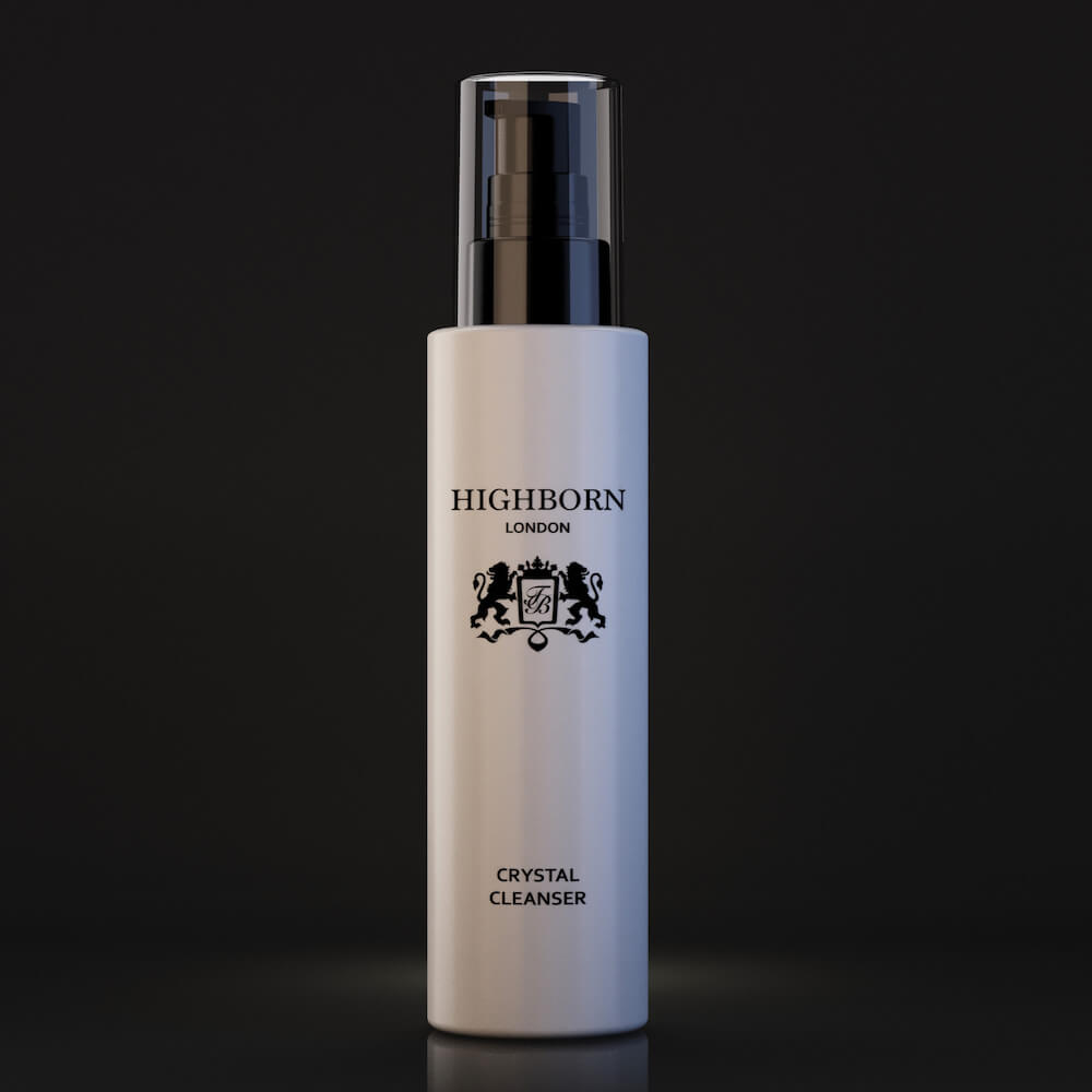 Highborn Crystal Cleanser 100ml face cleanser bottle