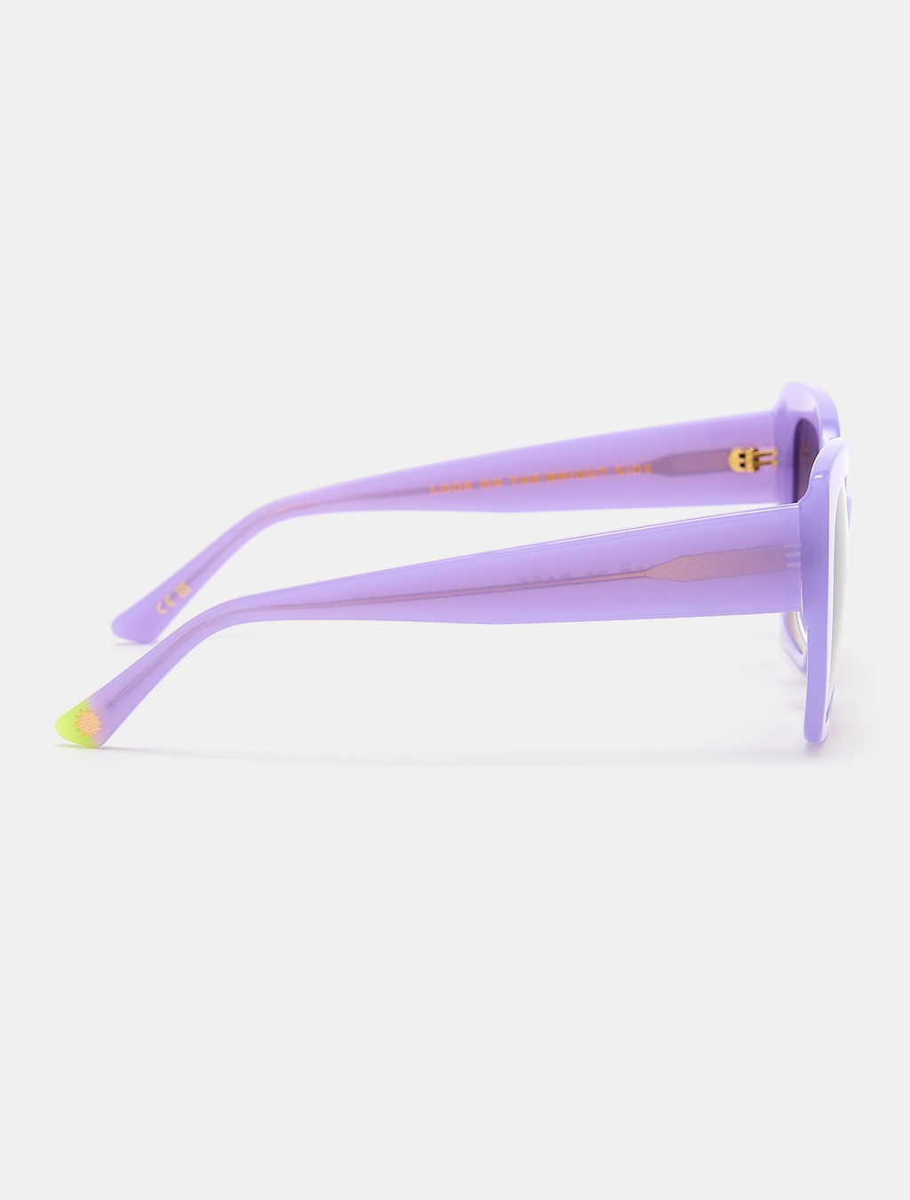 zoedepass Diana Violet oversized square sunglasses side product image