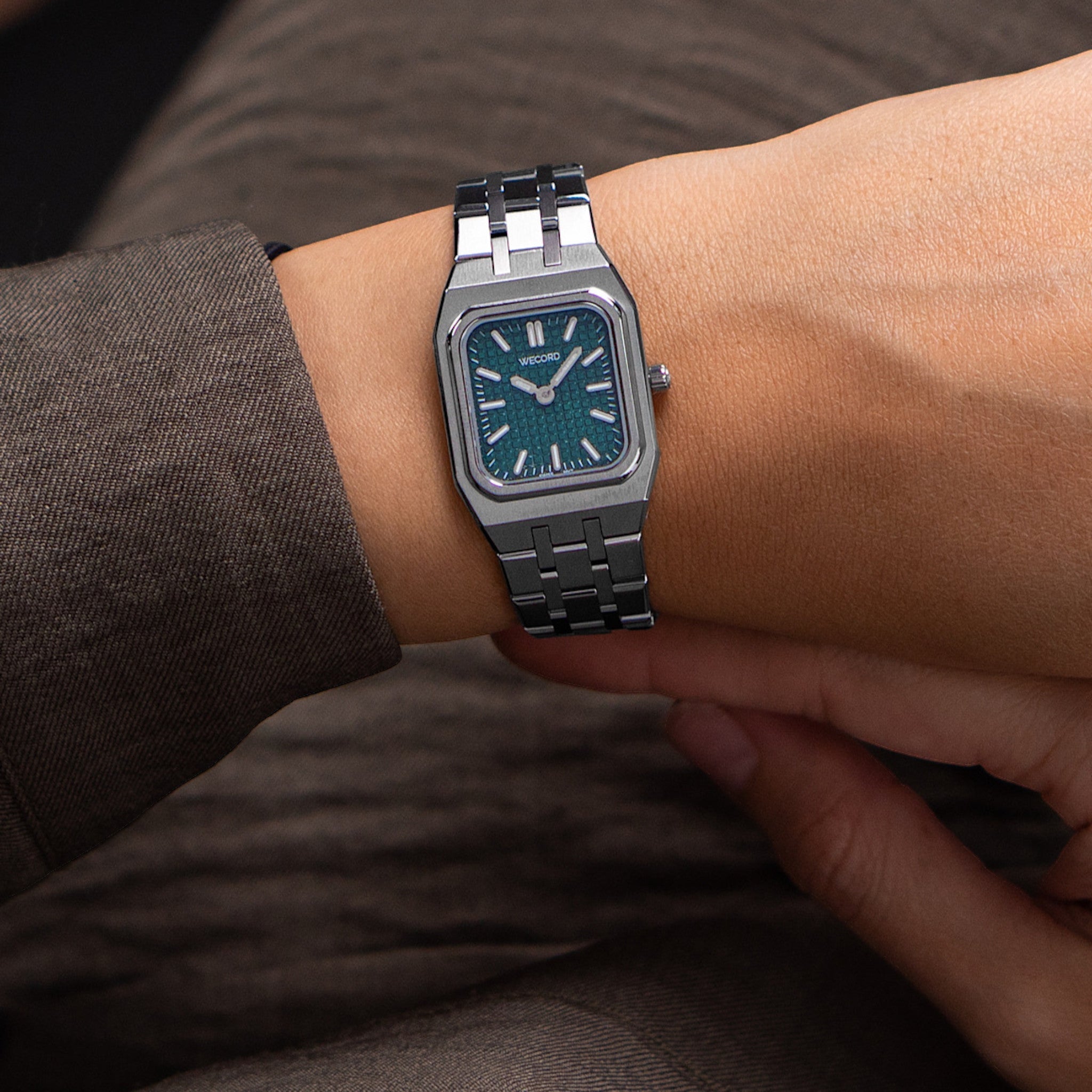 Wecord London Duke Small watch in Green