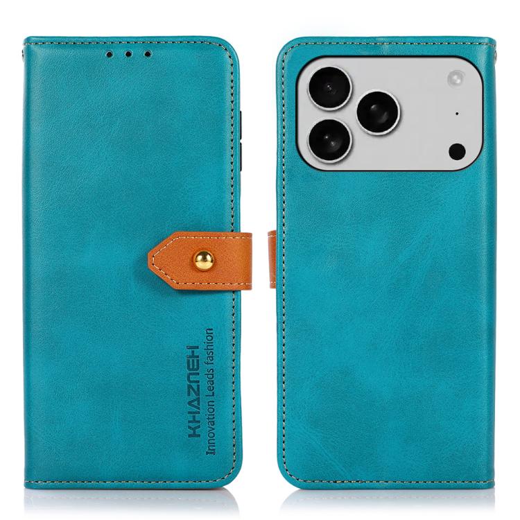 Blue KHAZNEH flip iPhone 17 Pro Max case