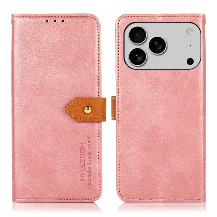 Rose gold KHAZNEH flip iPhone 17 Pro Max case