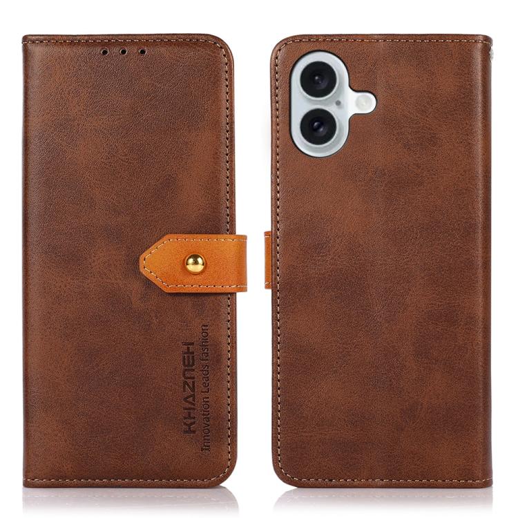 Brown KHAZNEH flip iPhone 17 case