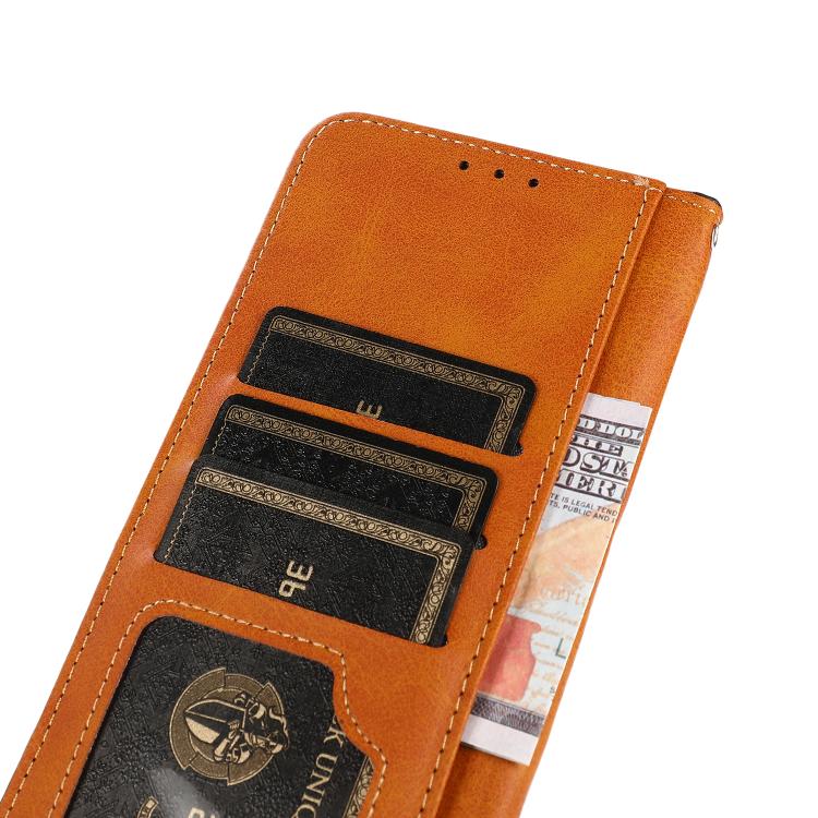 KHAZNEH flip wallet iPhone case with photo frame detail