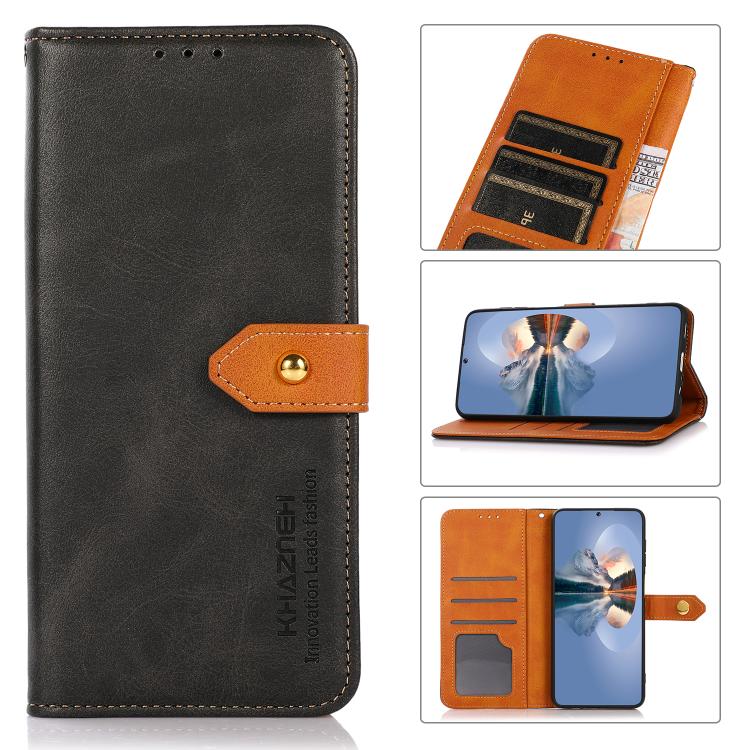 Black KHAZNEH flip iPhone 16 Pro Max case