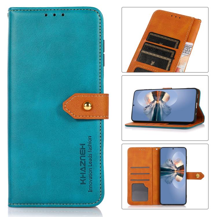 Blue KHAZNEH flip iPhone 16 Pro Max case