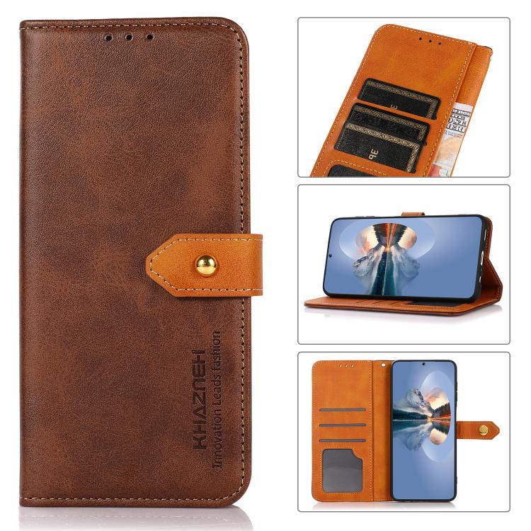 Brown KHAZNEH flip iPhone 16 Pro Max case