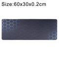 Anti-slip rubber cloth gaming mouse mat in 60 x 30 x 0.2cm
