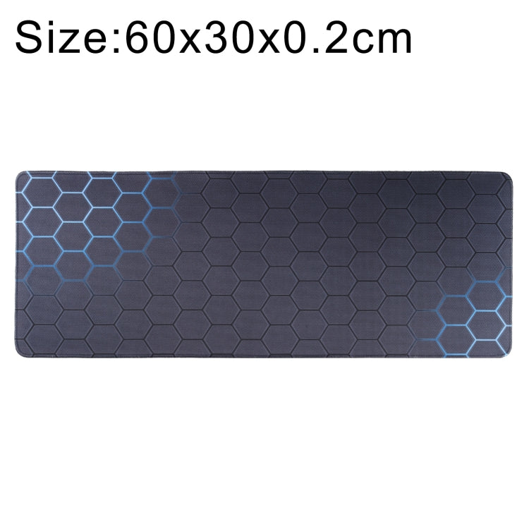 Anti-slip rubber cloth gaming mouse mat in 60 x 30 x 0.2cm