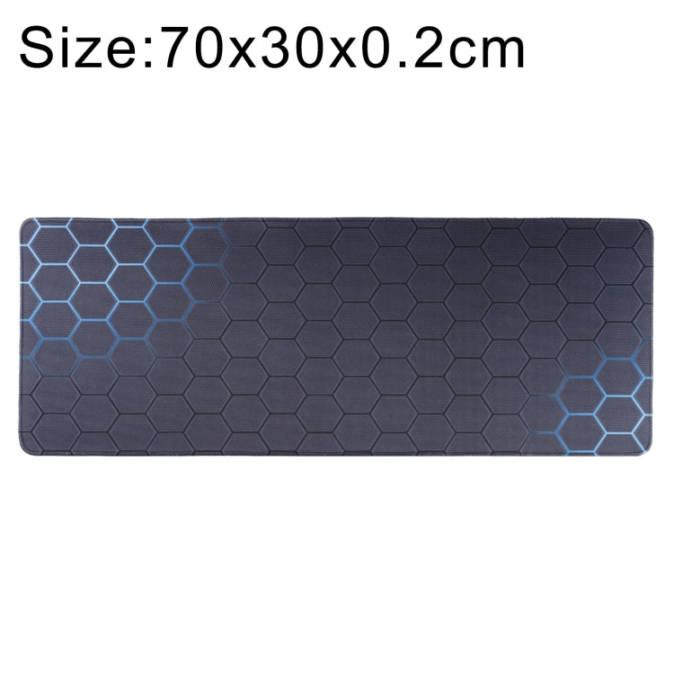 Anti-slip rubber cloth gaming mouse mat in 70 x 30 x 0.2cm